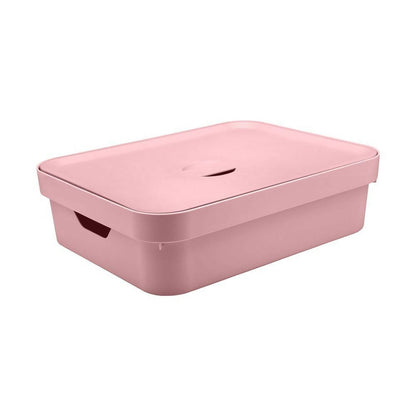 Caja Cube M Con Tapa4#Rosado