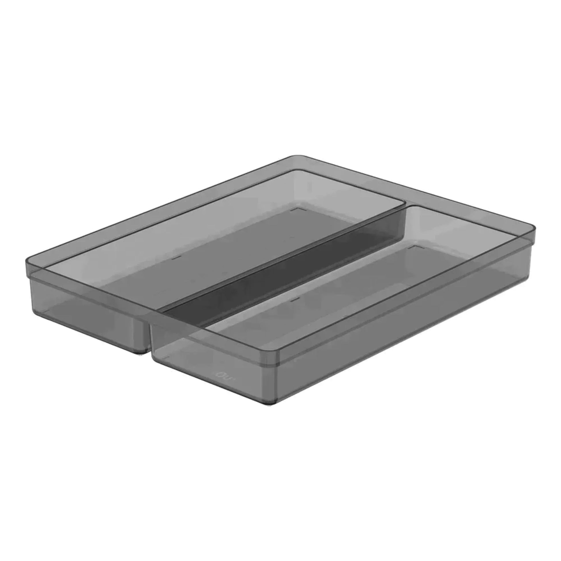 Organizador de Cajón Clear 6.3 Lts Doble2#Gris