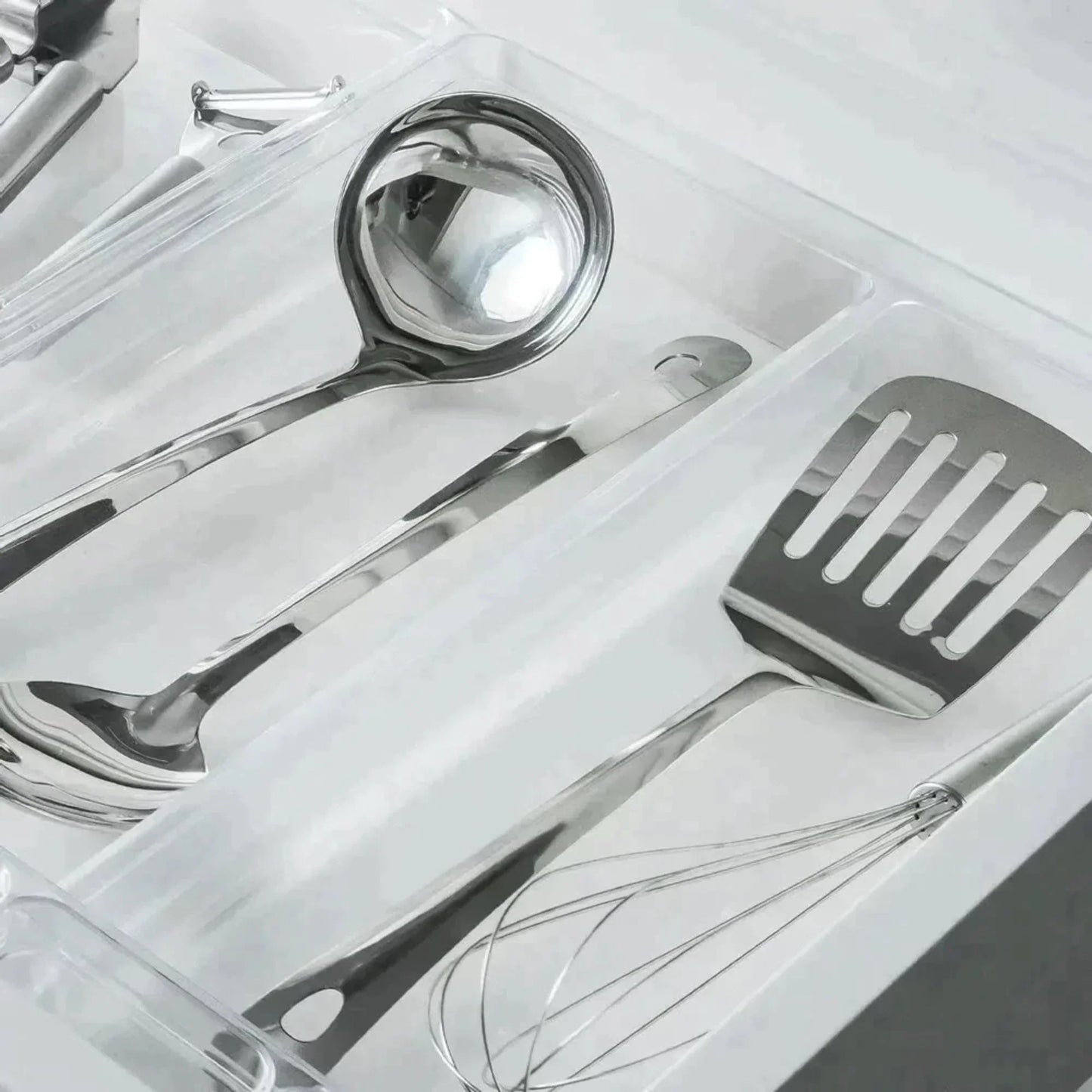 Organizador de Cajón Clear 6.3 Lts Doble4#Sin color