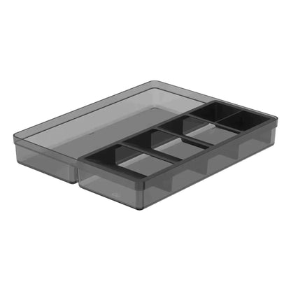 Organizador de Utensilios y Cubiertos Clear1#Negro