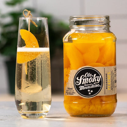 Ole Smoky Peaches Moonshine 750 ml3#Sin Color