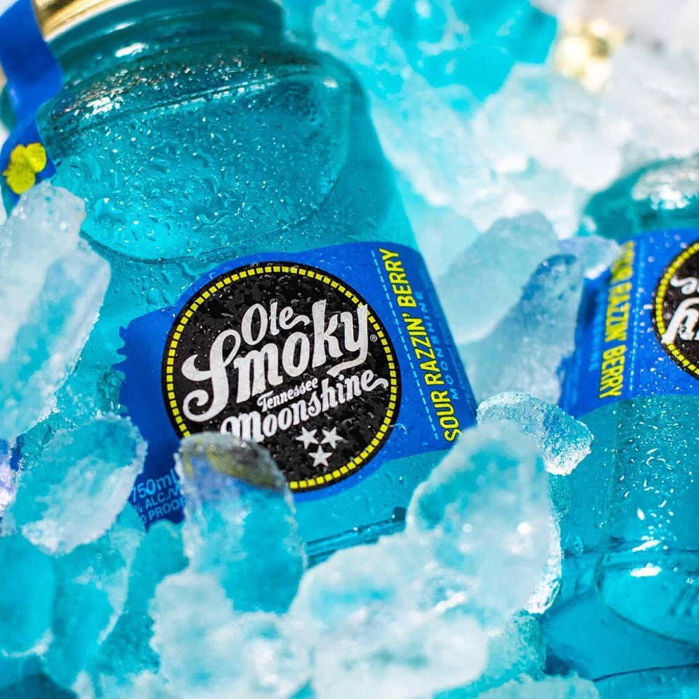 Ole Smoky Moonshine Sour Razzin' Berry 750 ml2#Sin Color