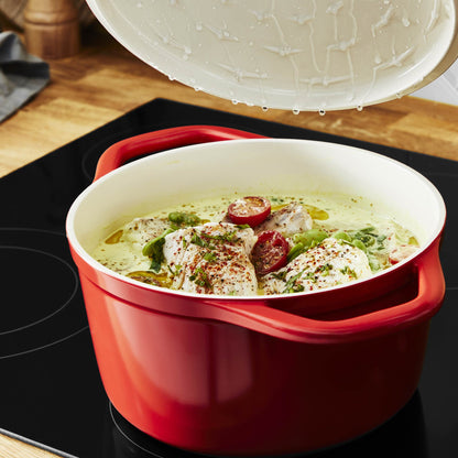 Olla Cocotte Air 20 cm1#Rojo