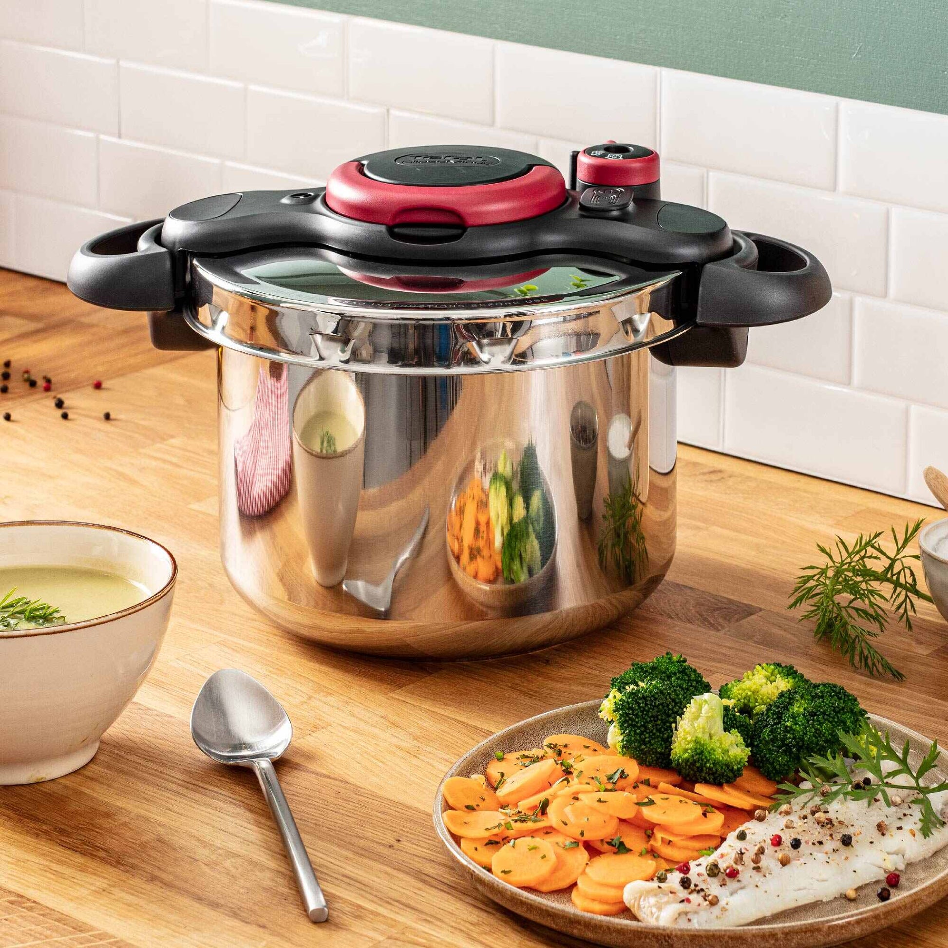 Olla a Presión Clipso Minut' Easy 6 Lts1#Acero