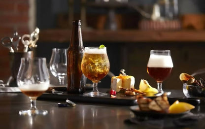 Set 4 Vasos De Vidrio Artisan Pilsner