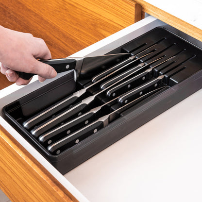 Organizador de Cuchillo Clear2#Negro