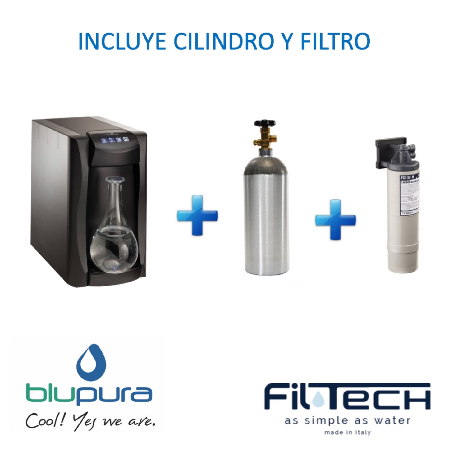 Dispensador Agua Fría Con y Sin Gas Piccola Ultra Filtración