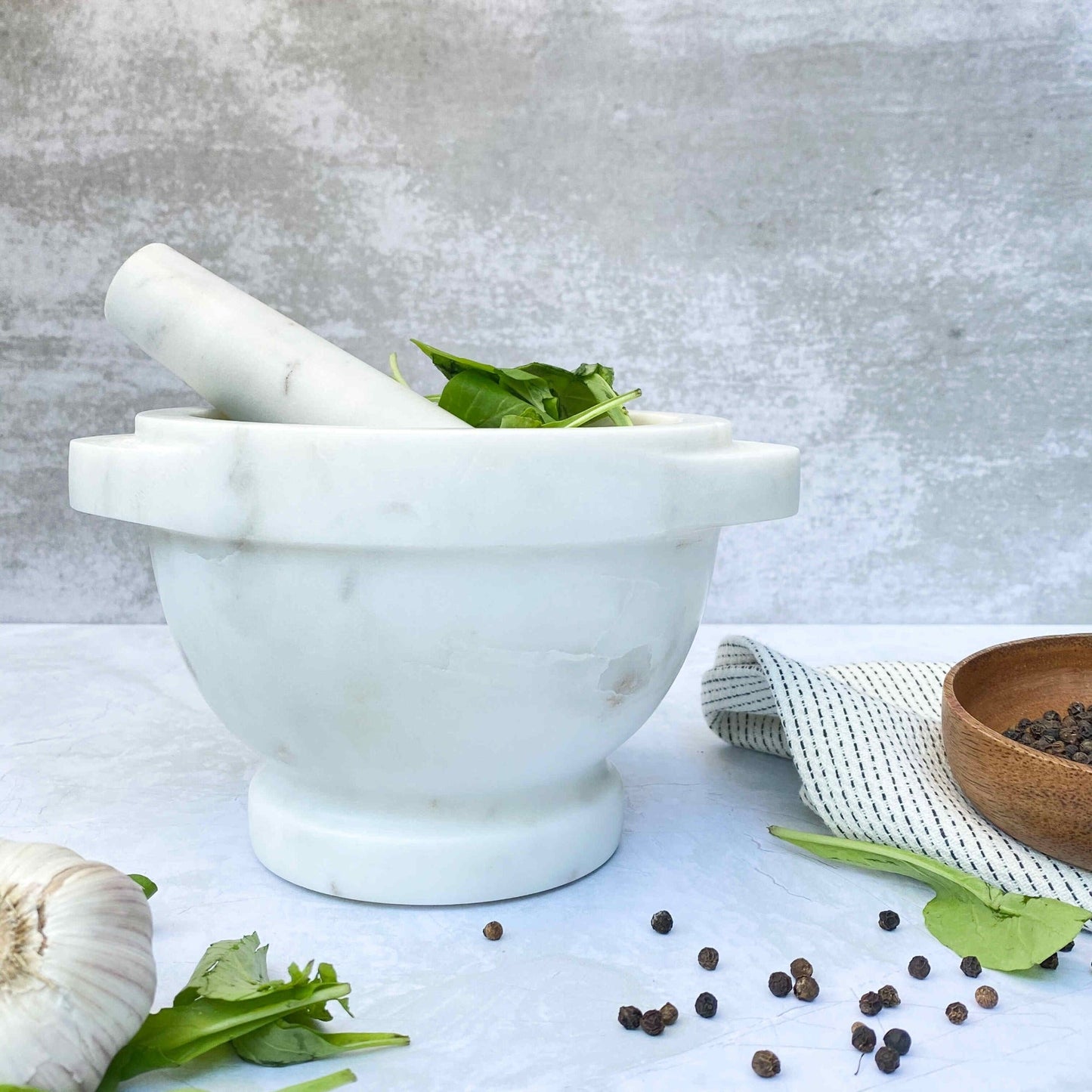 Mortero De Mármol XL1#Blanco