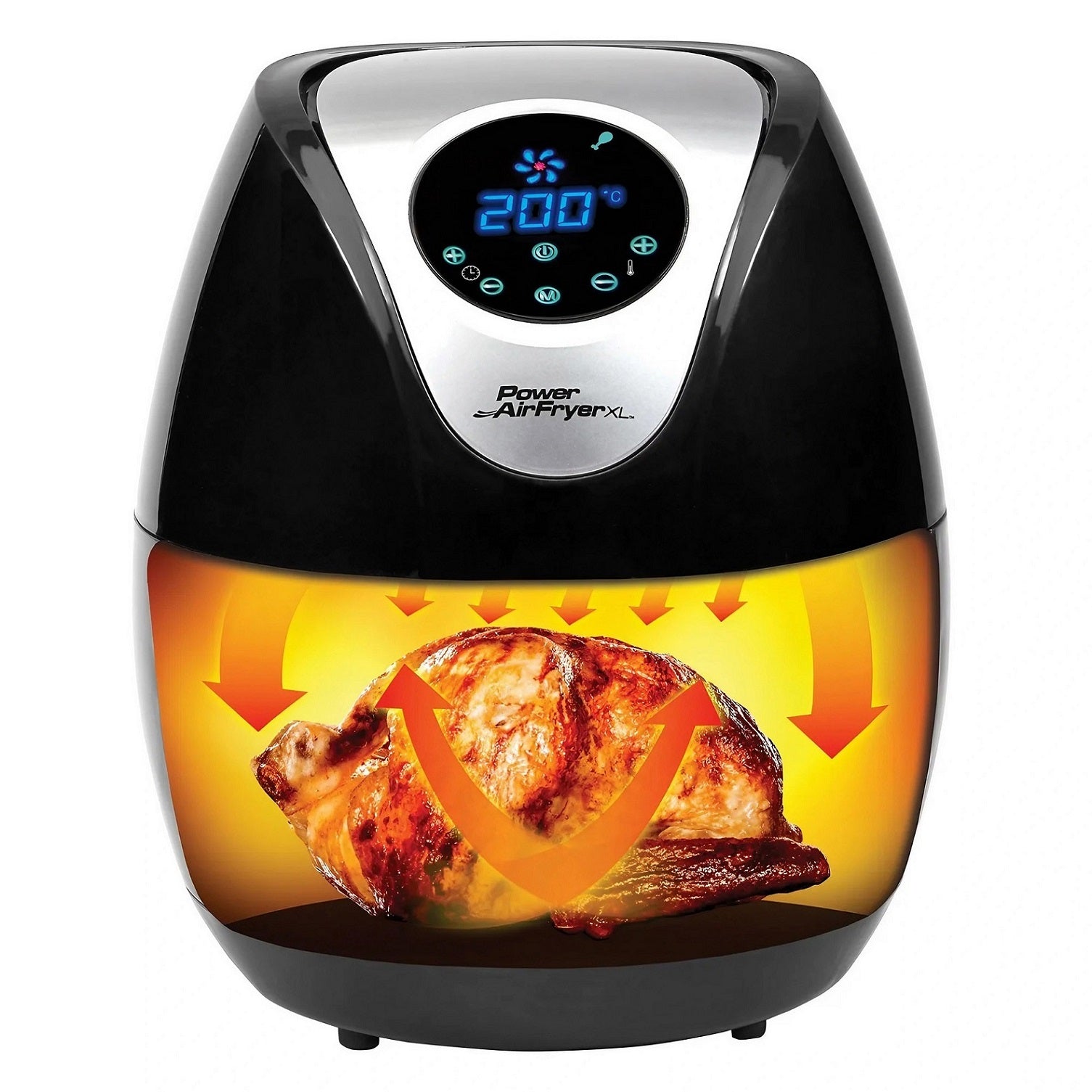 Freidora de Aire 3.4 Qtz 3.2 Lts3#Negro