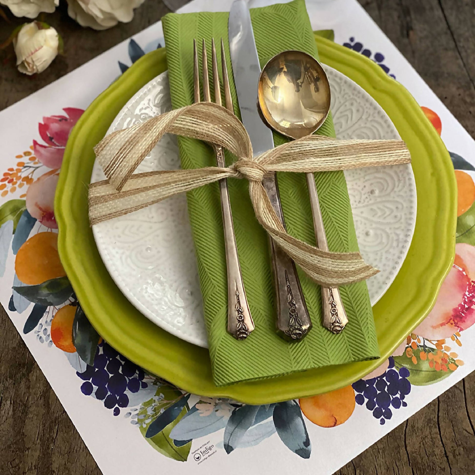 Plato Base Damascos2#Multicolor