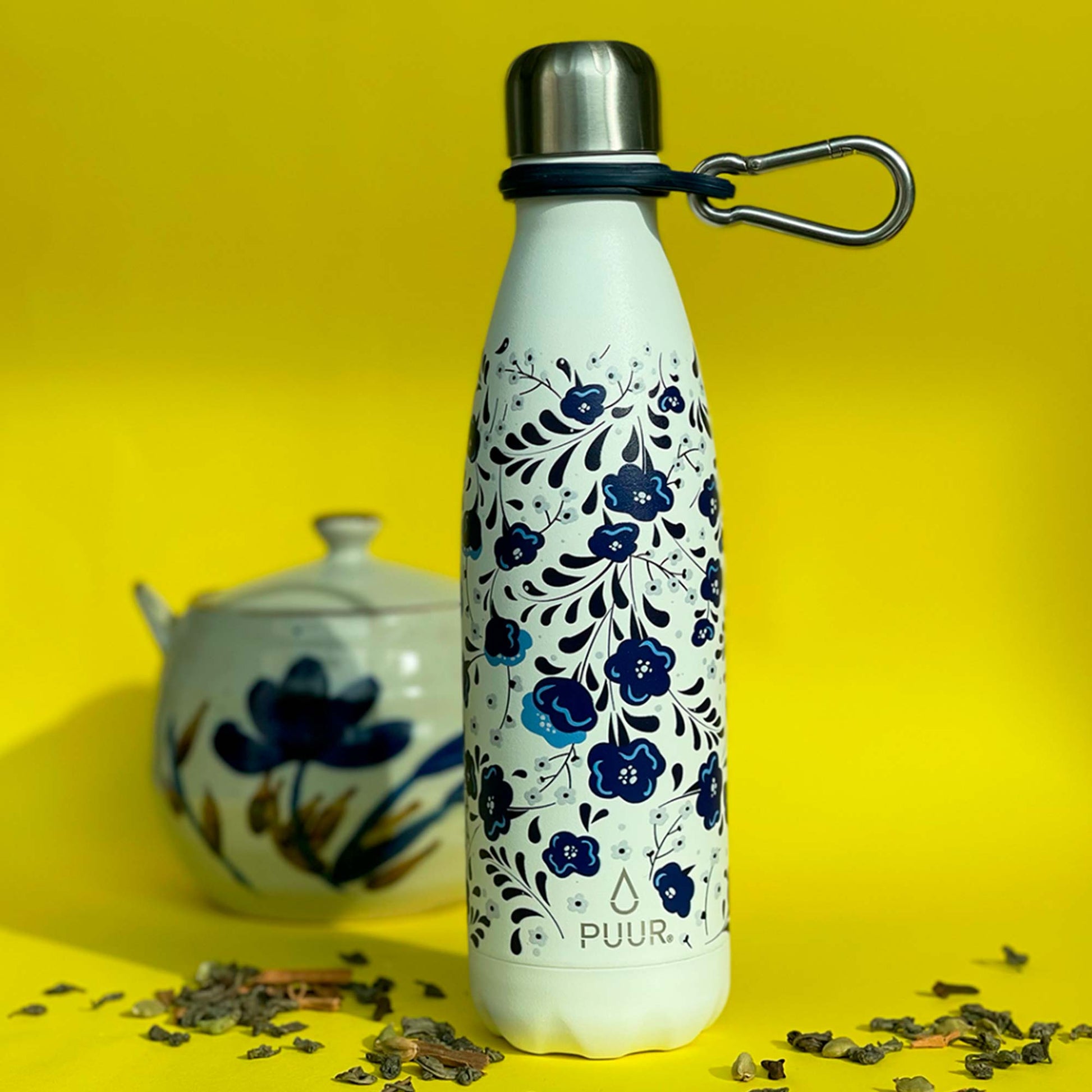 Botellas Térmicas Colección Blossom 500 ml4#Azul