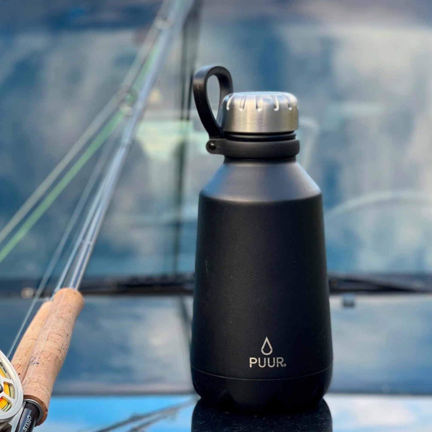 Botella Térmica Maxi 1200 ml5#Negro