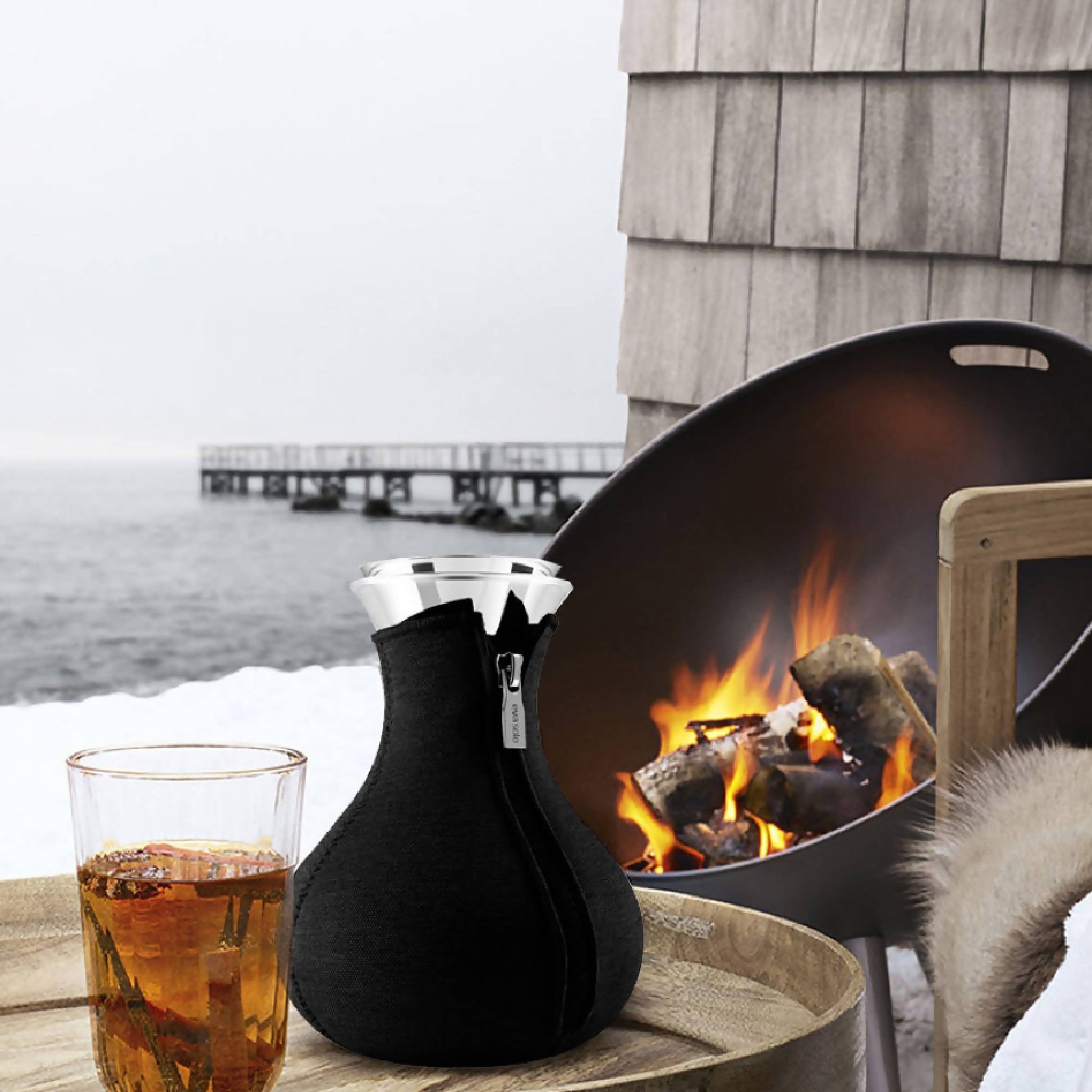 Tetera con Funda1#Negro