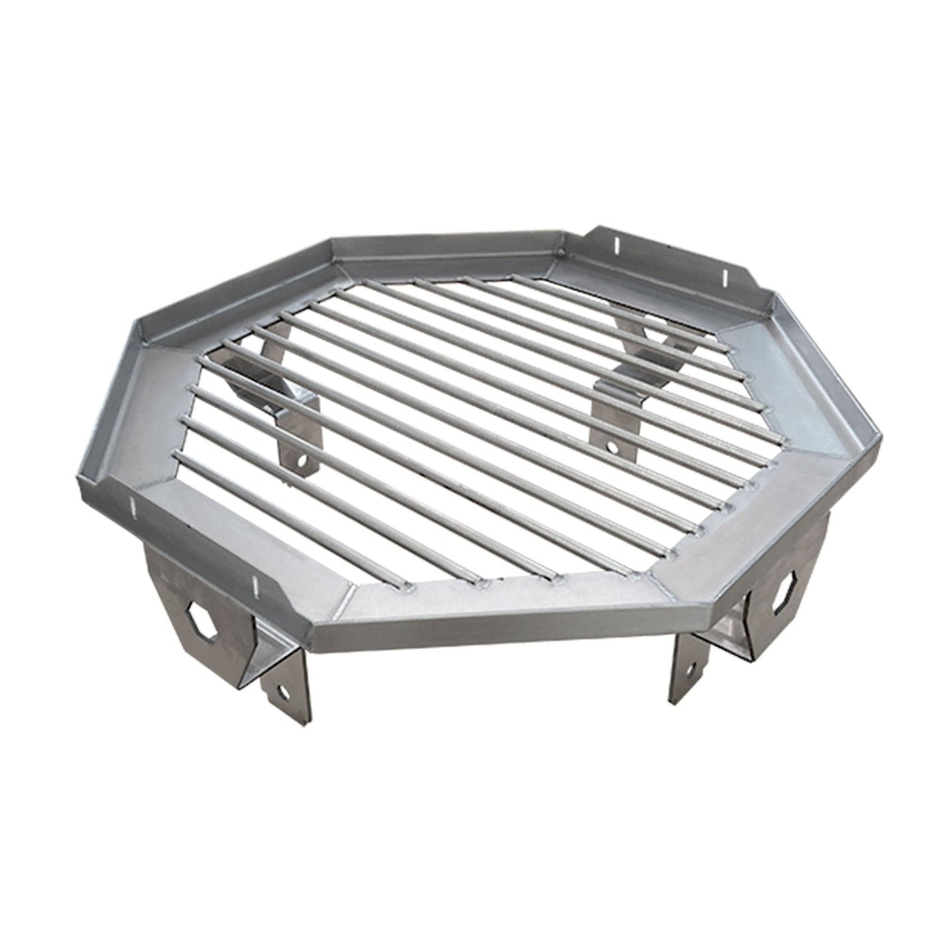 Brasero Sin Humo Parrilla y Plancha + Funda5#Gris Plata