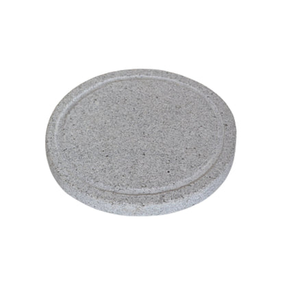 Plato Provoleta Piedra Cantera con Borde3#Gris