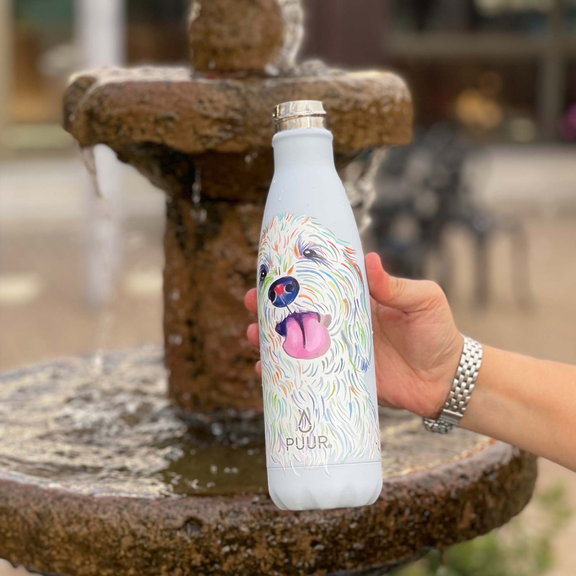 Botella Térmica Dogo 500 ml2#Celeste