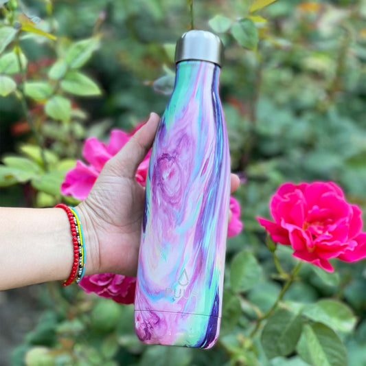 Botella Térmica Pink Marble 500 ml1#Rosado