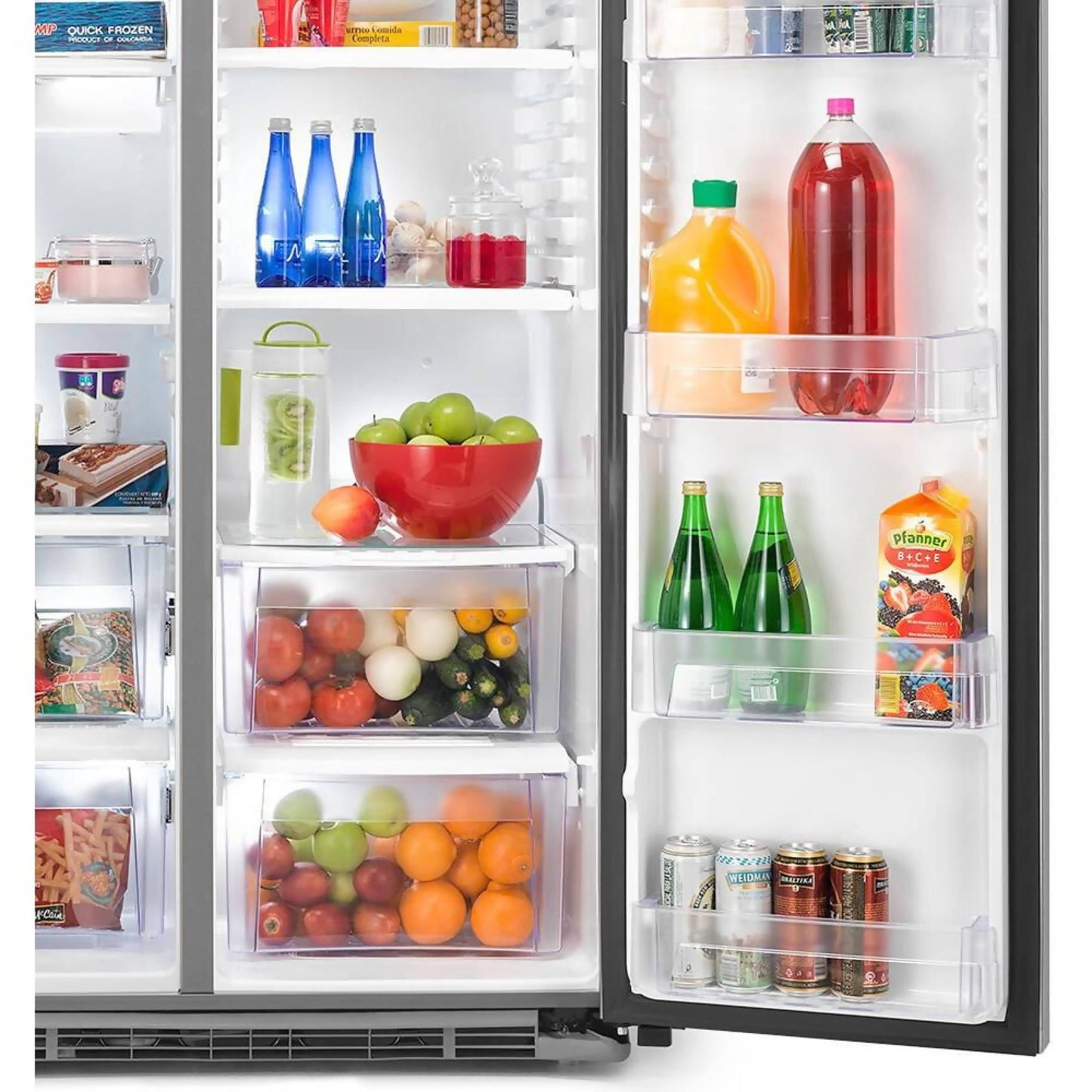 Refrigerador SBS GRC22LFKFSS 643 Lts5#Gris