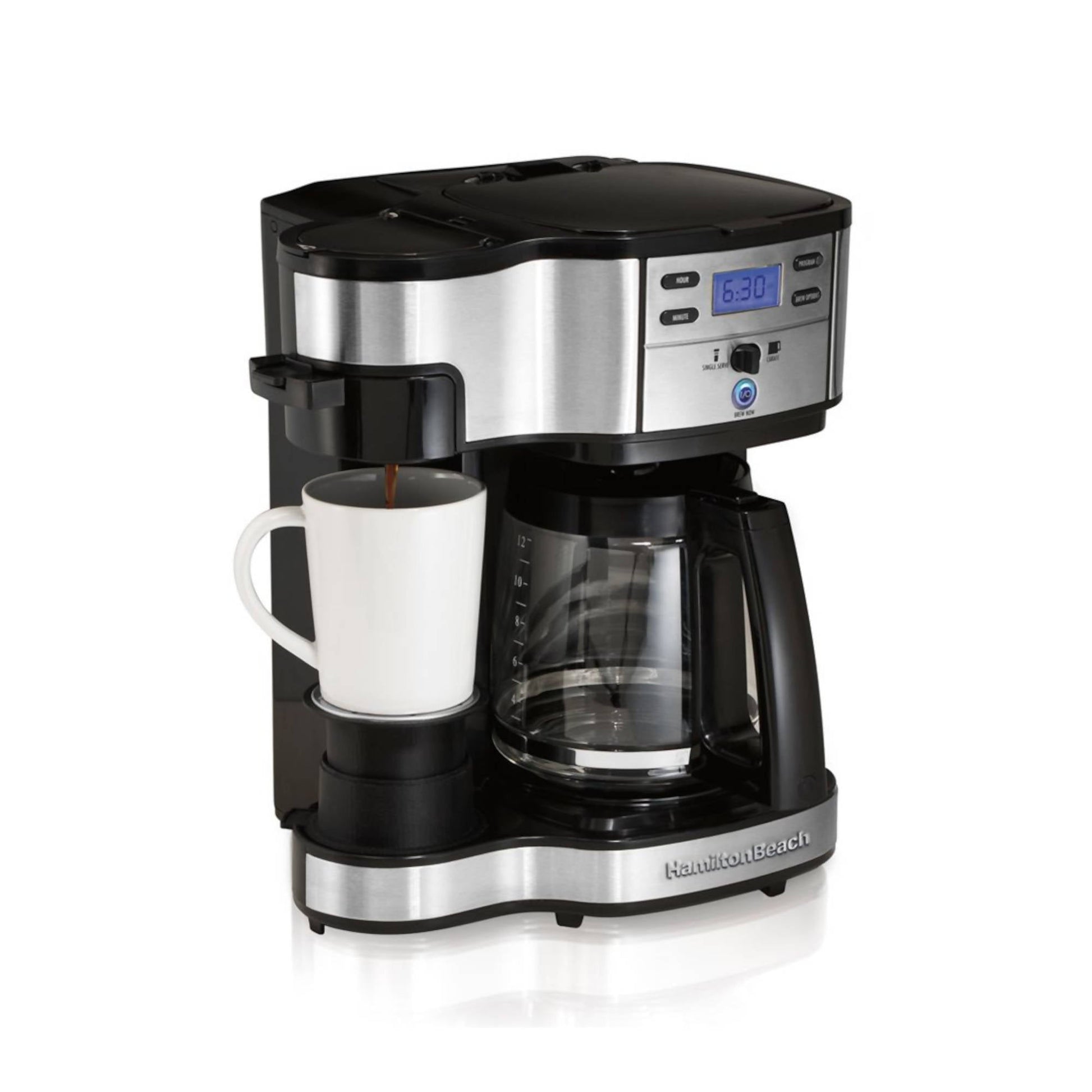 Cafetera Programable 49980-CL Doble Función4#Negro