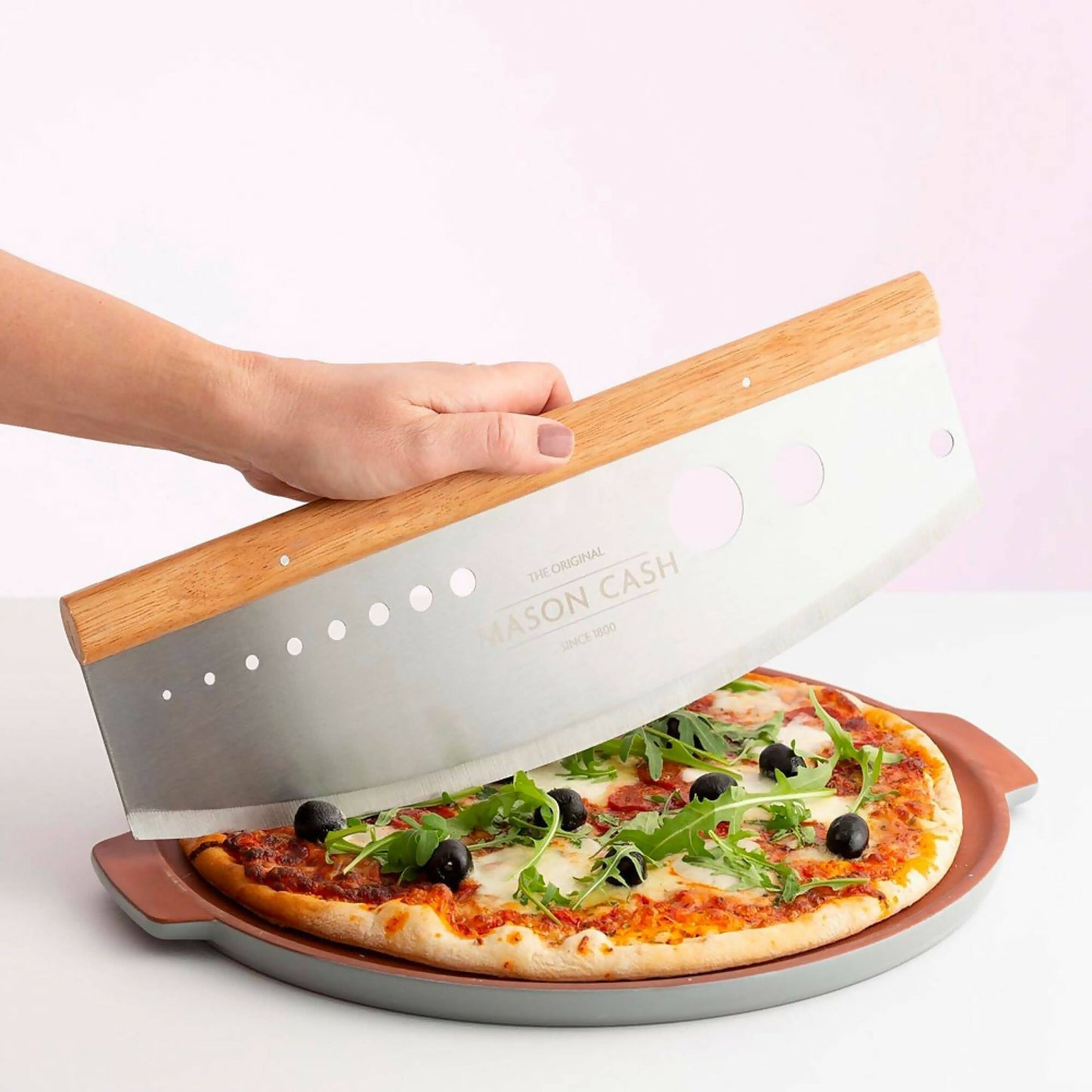 Cortador Pizza Mezzaluna Innovative Kitchen1#Acero