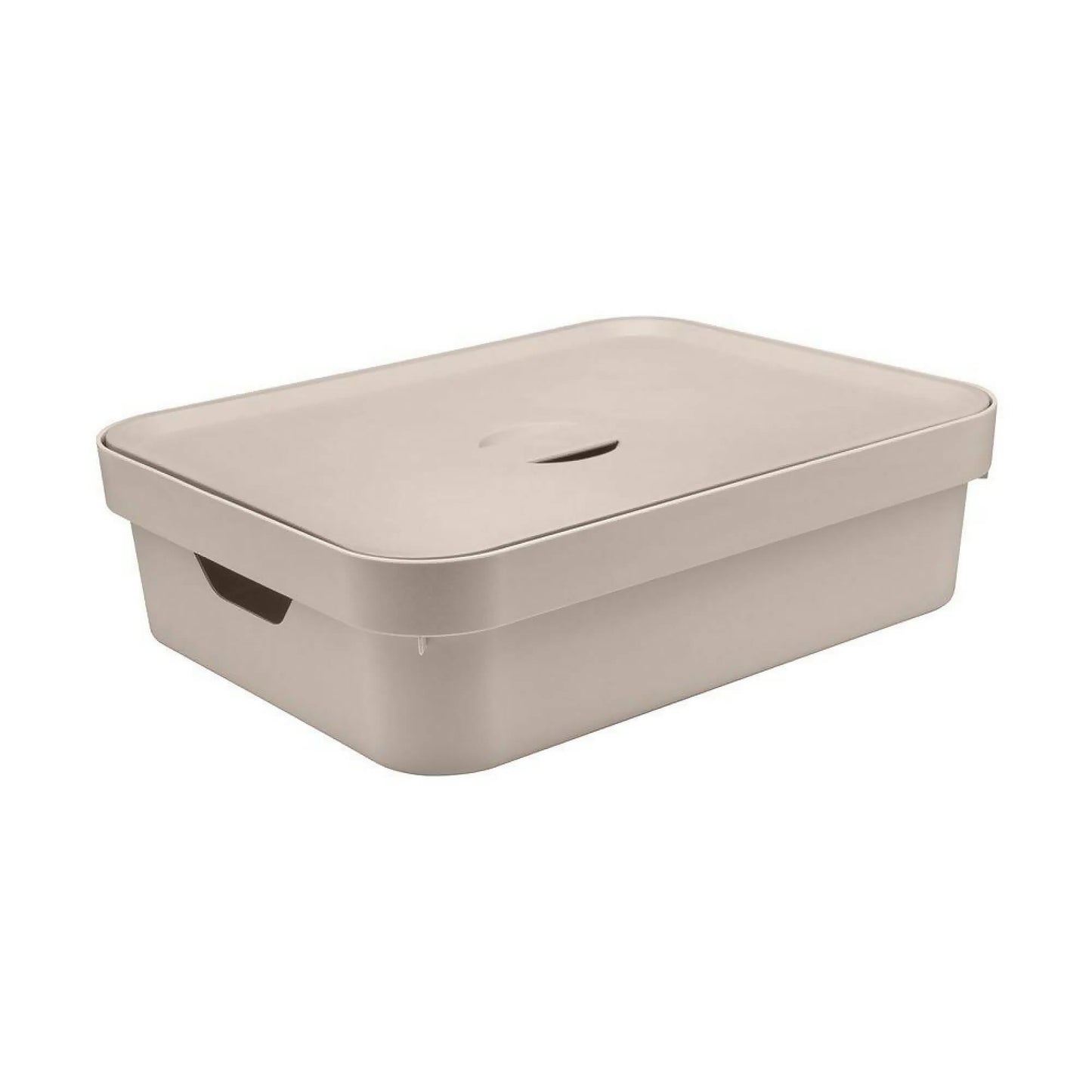 Caja Cube M Con Tapa7#Beige