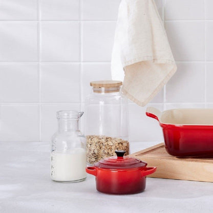 Mini Cocotte Redonda 10cm8#Rojo