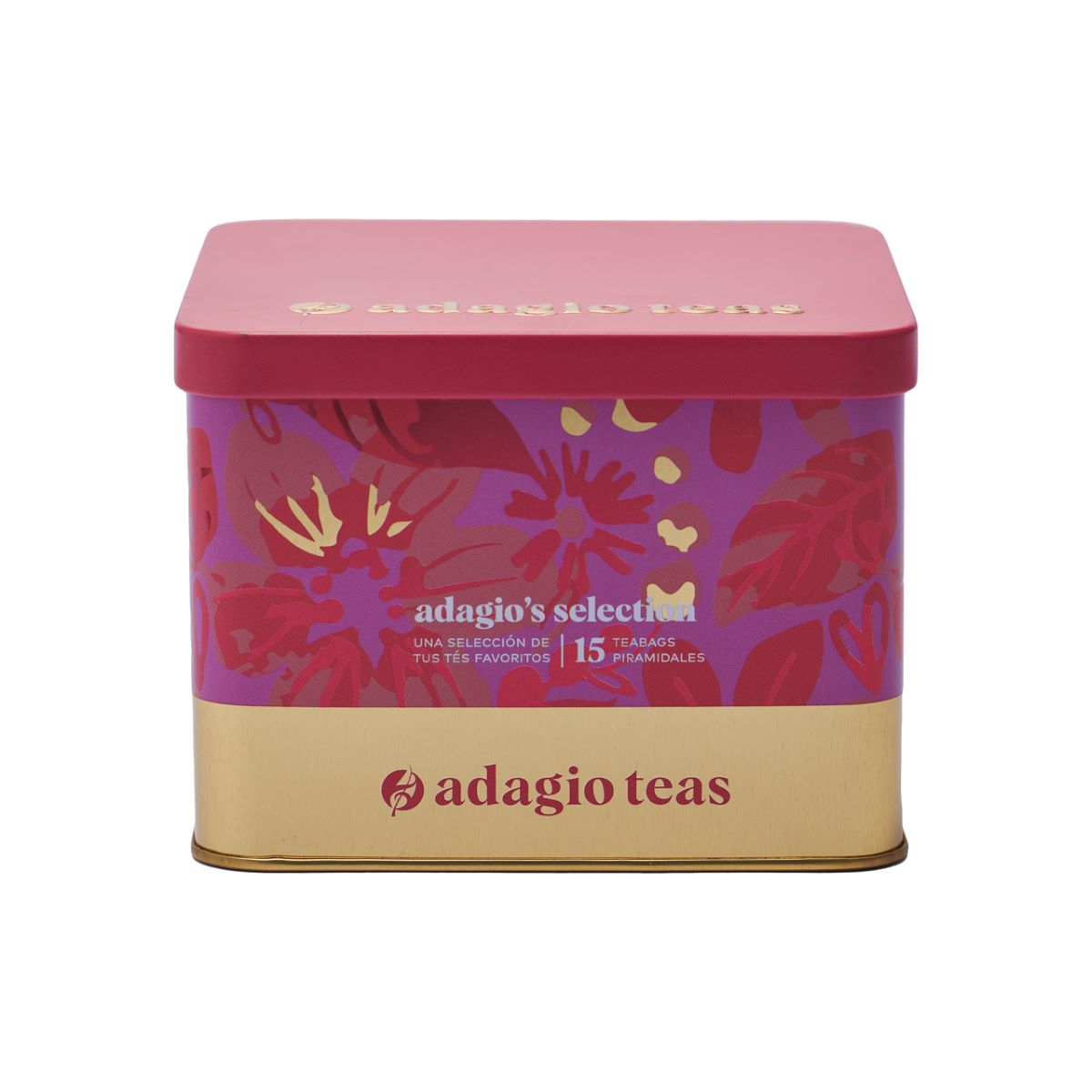 Pack de Té 5 Colores Flores de Verano3#Rosado