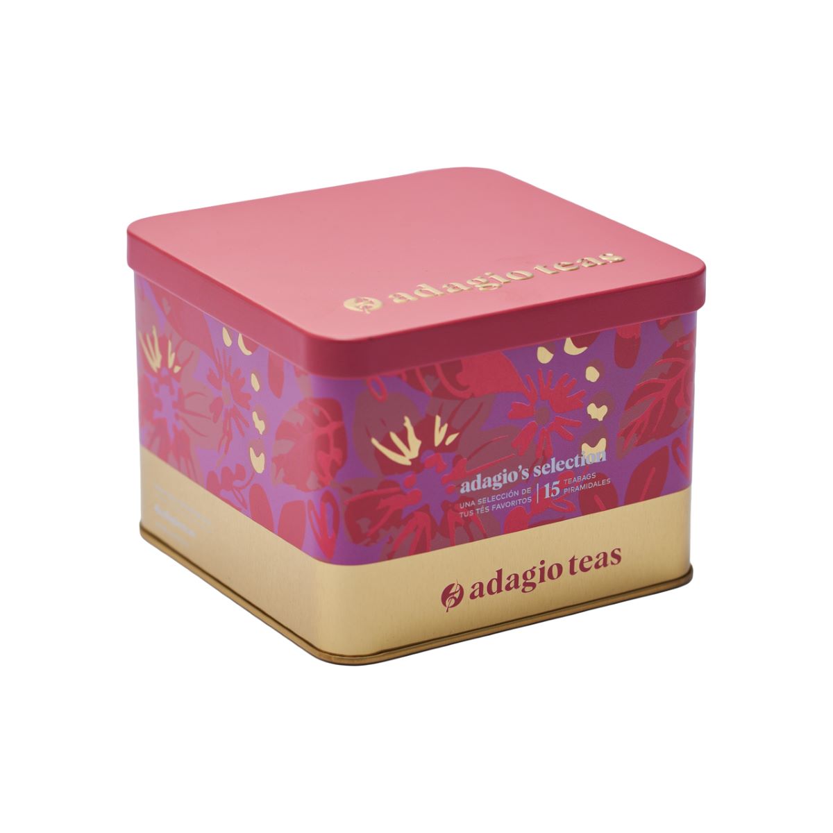 Pack de Té 5 Colores Flores de Verano4#Rosado