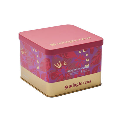 Pack de Té 5 Colores Flores de Verano4#Rosado