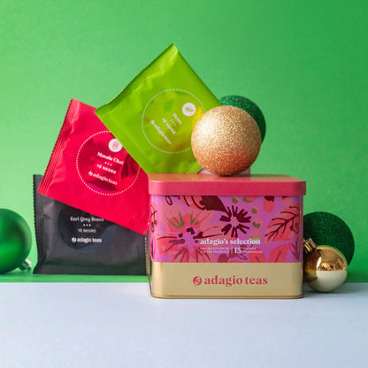 Pack de Té 5 Colores Flores de Verano1#Rosado