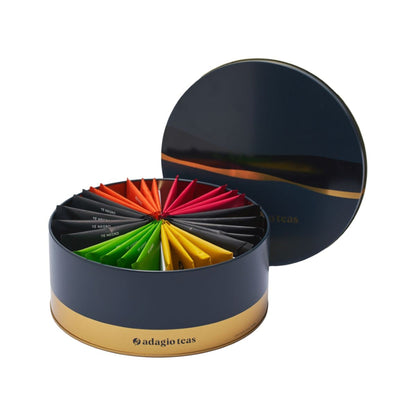 Caja Redonda 30 teabags Black Classic2#Negro