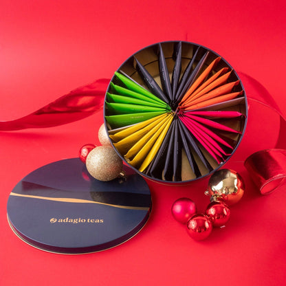 Caja Redonda 30 teabags Black Classic1#Negro