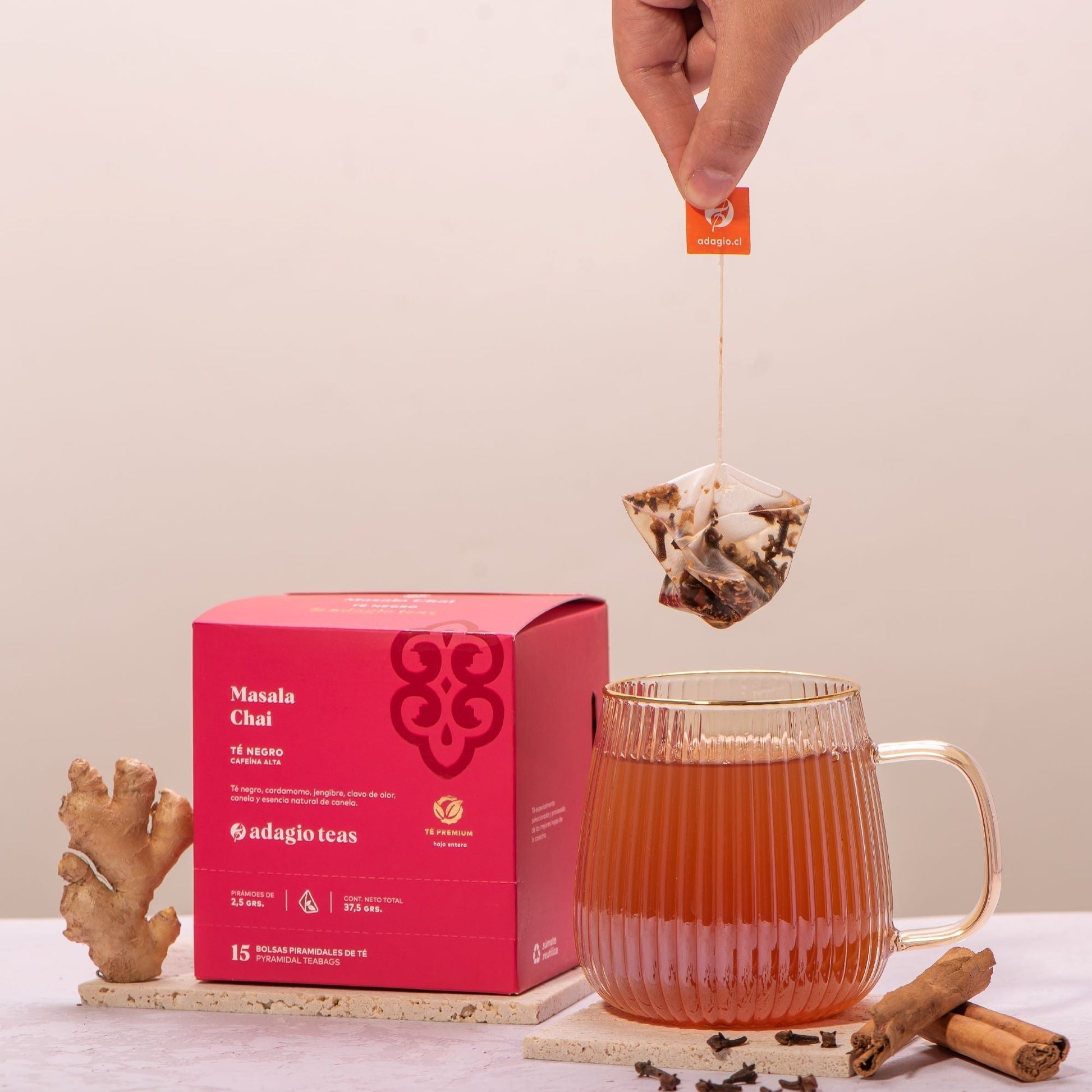 Caja 15 Teabags Masala Chai4#Rojo