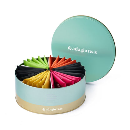 Caja Redonda 30 Teabags1#Turquesa