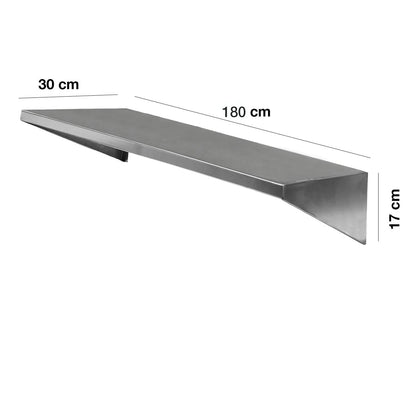 Repisa Para Cocina Aérea Mural Inox 1802#Gris