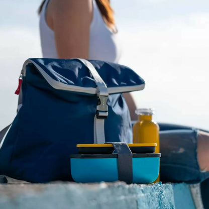 Lunch Box con Cubiertos8#Celeste