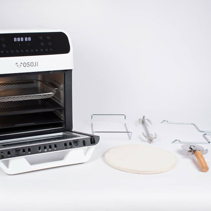 Freidora de Aire y Horno de Pizza Osoji 12 Lts7#Blanco