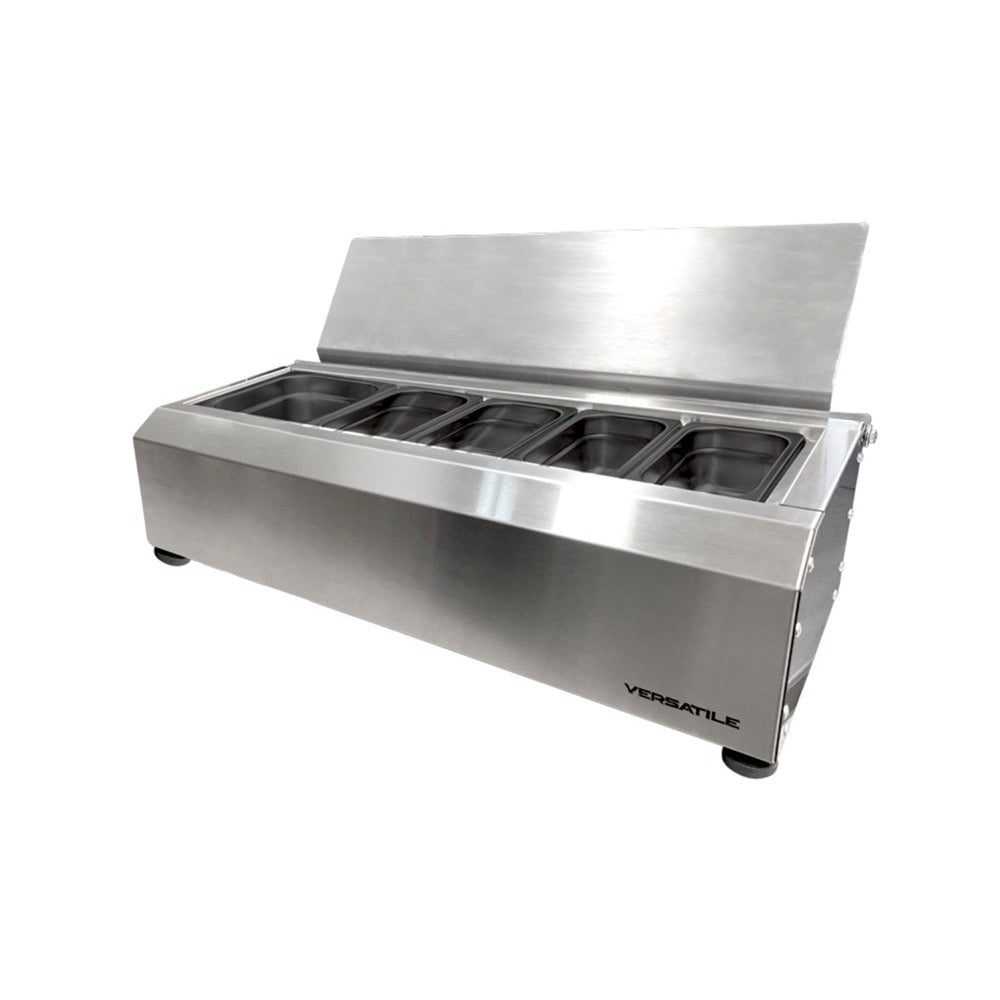 Salsera 5 Estaciones de Sobremesa 700-PO2#Acero