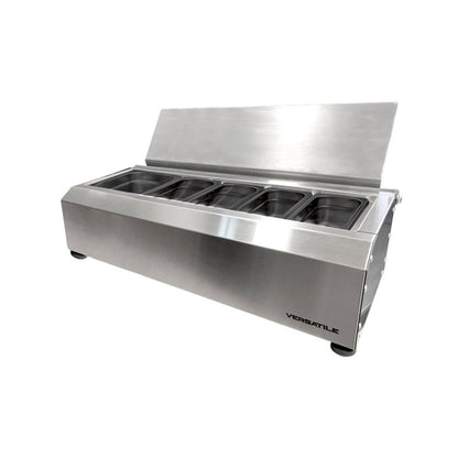 Salsera 5 Estaciones de Sobremesa 700-PO2#Acero