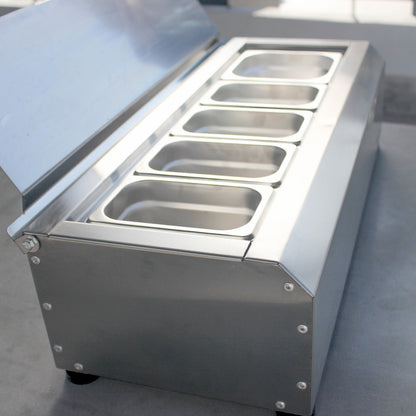 Salsera 5 Estaciones de Sobremesa 700-IN1#Gris