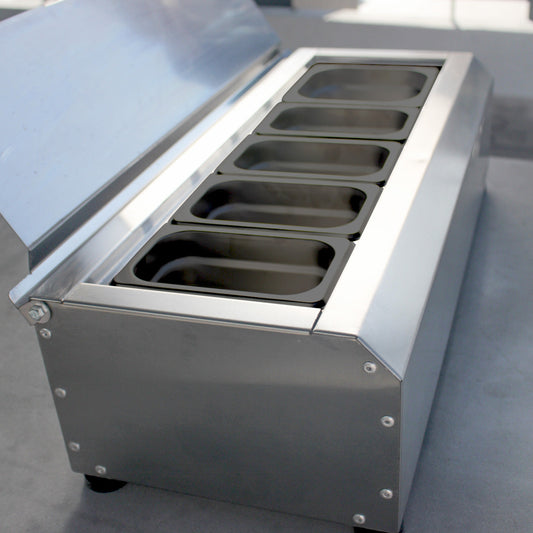 Salsera 5 Estaciones de Sobre Mesa 700-PO1#Gris