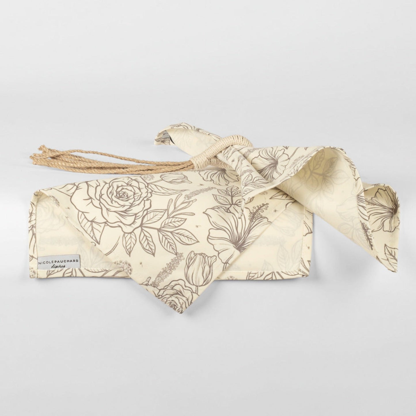 Set 4 Servilletas Anita4#Gris