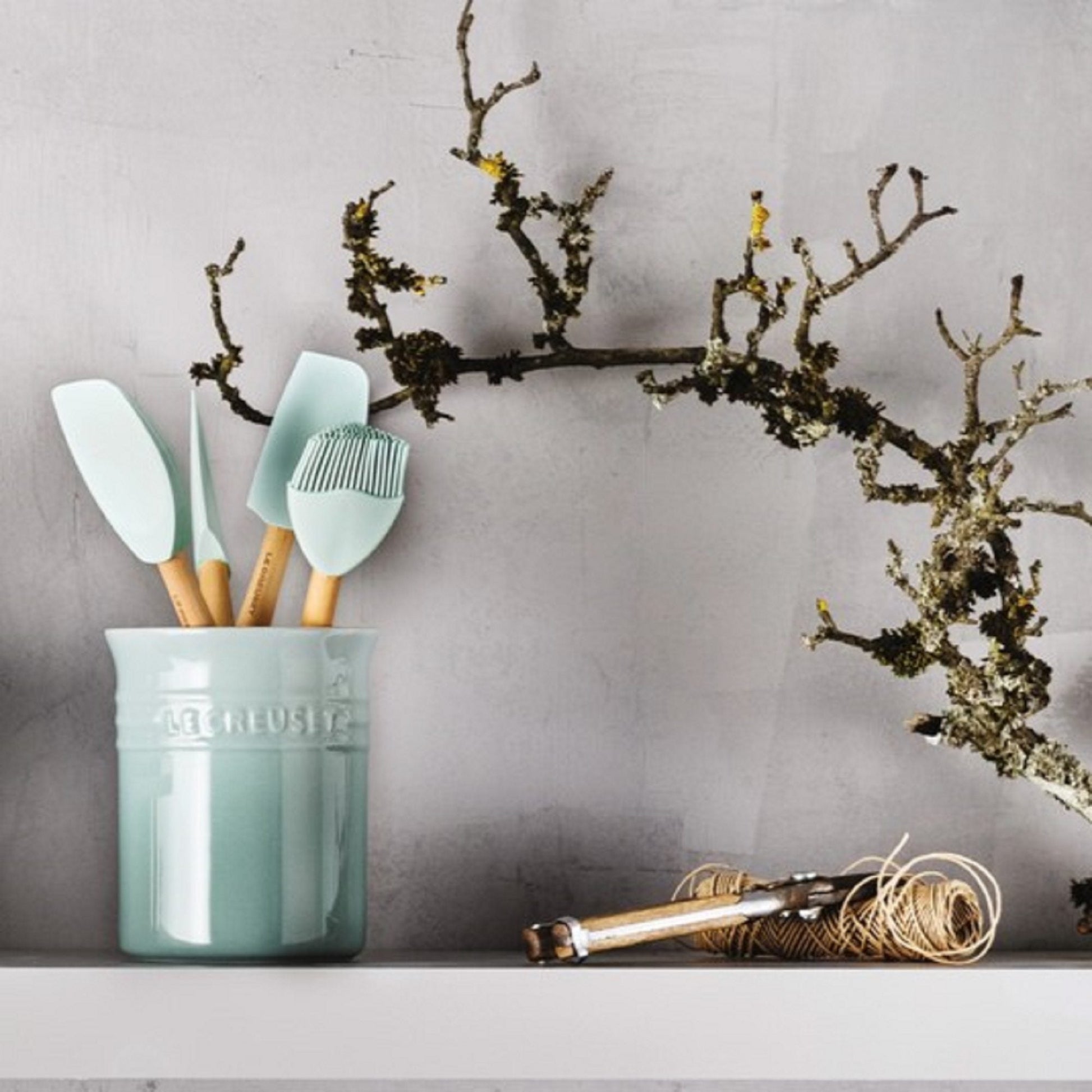 Set De 4 Espátulas + Bote 1.1L Sea Salt1#Celeste