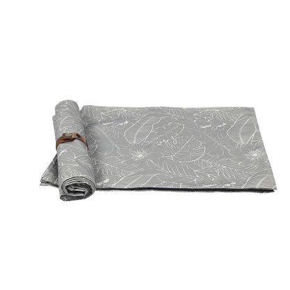 Set 6 Individuales Anti Manchas Rectangulares Botánico Gris4#Gris