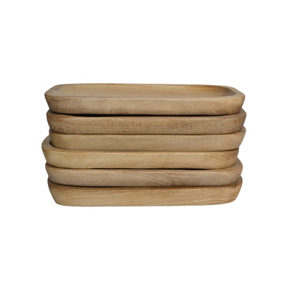 Set 6 Platos Asado Laurel Apellinado1#Café