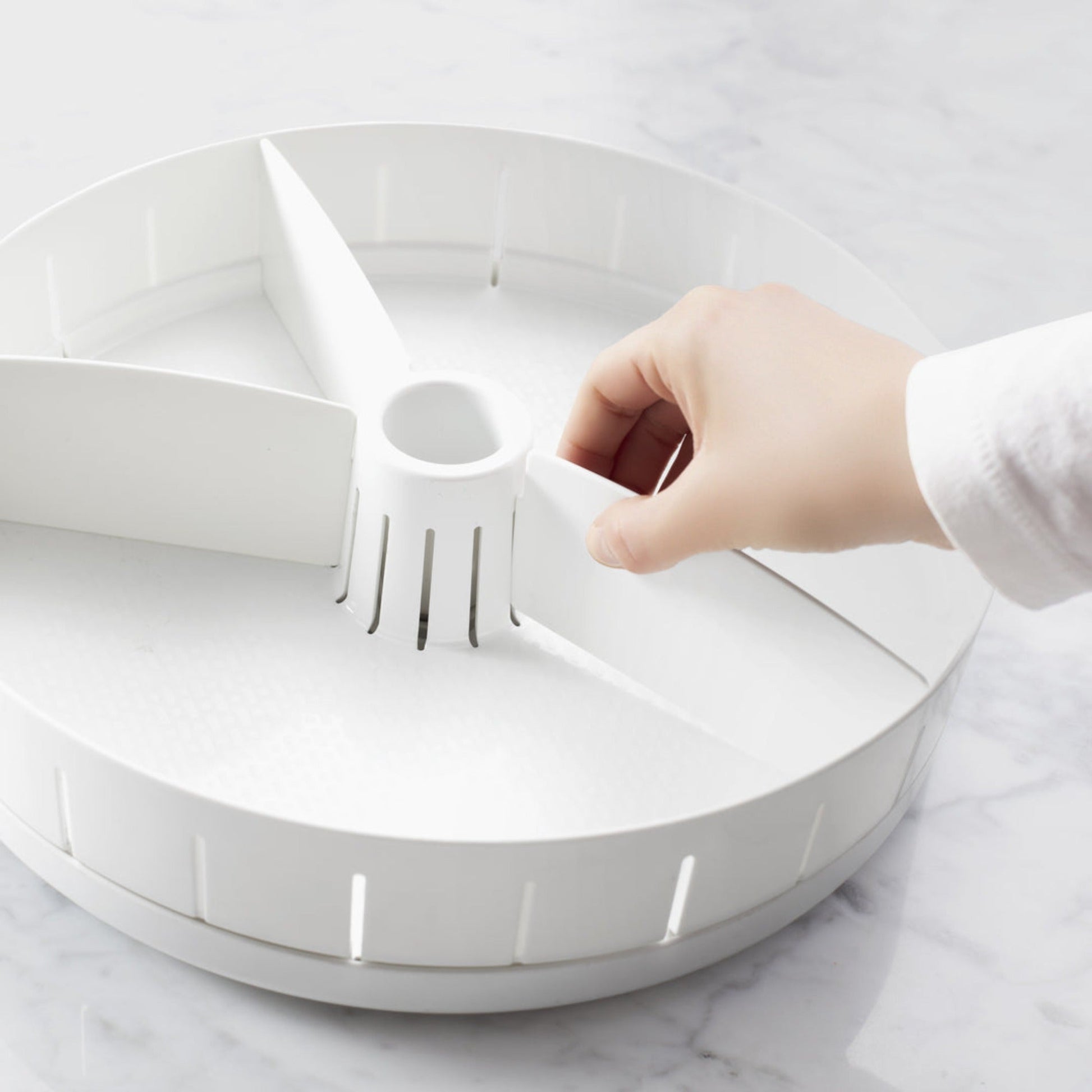 Organizador Giratorio Para Productos De Limpieza1#Blanco