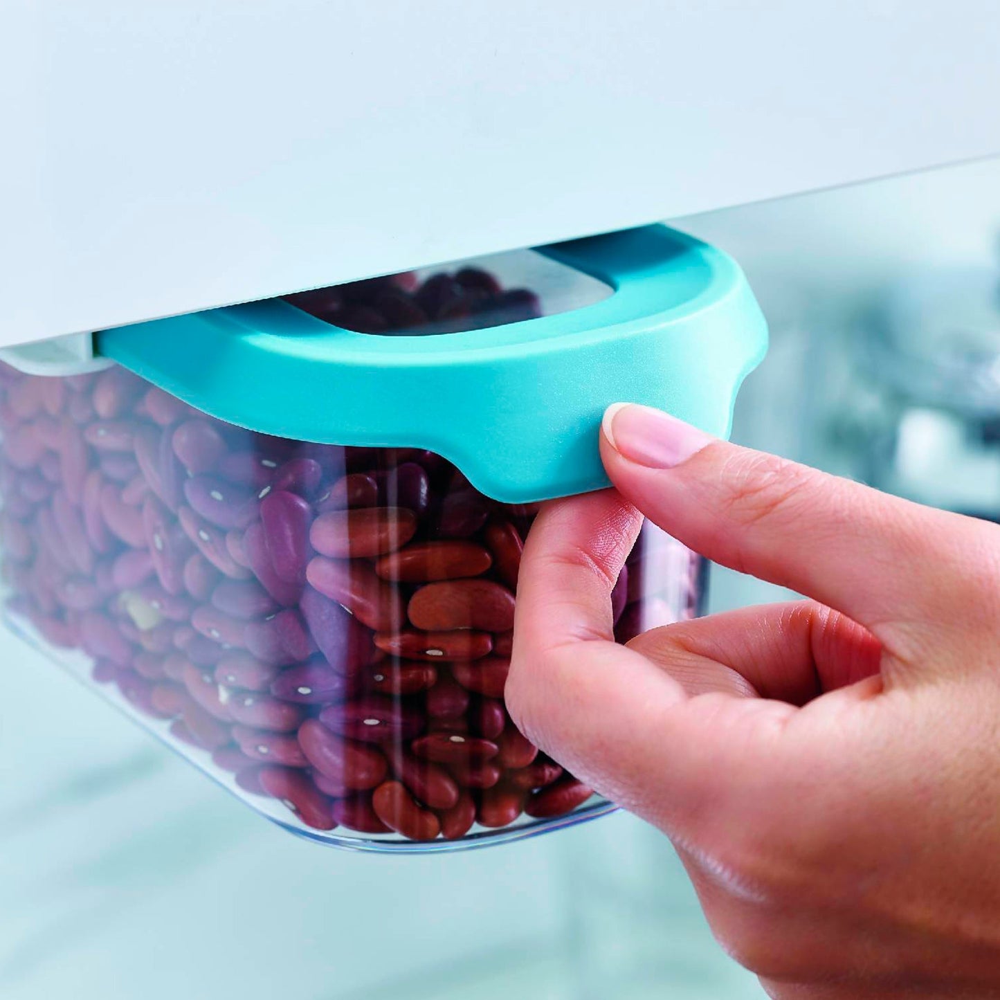 Set 3 Contenedores Colgantes Opal 0.9 Lts5#Sin color