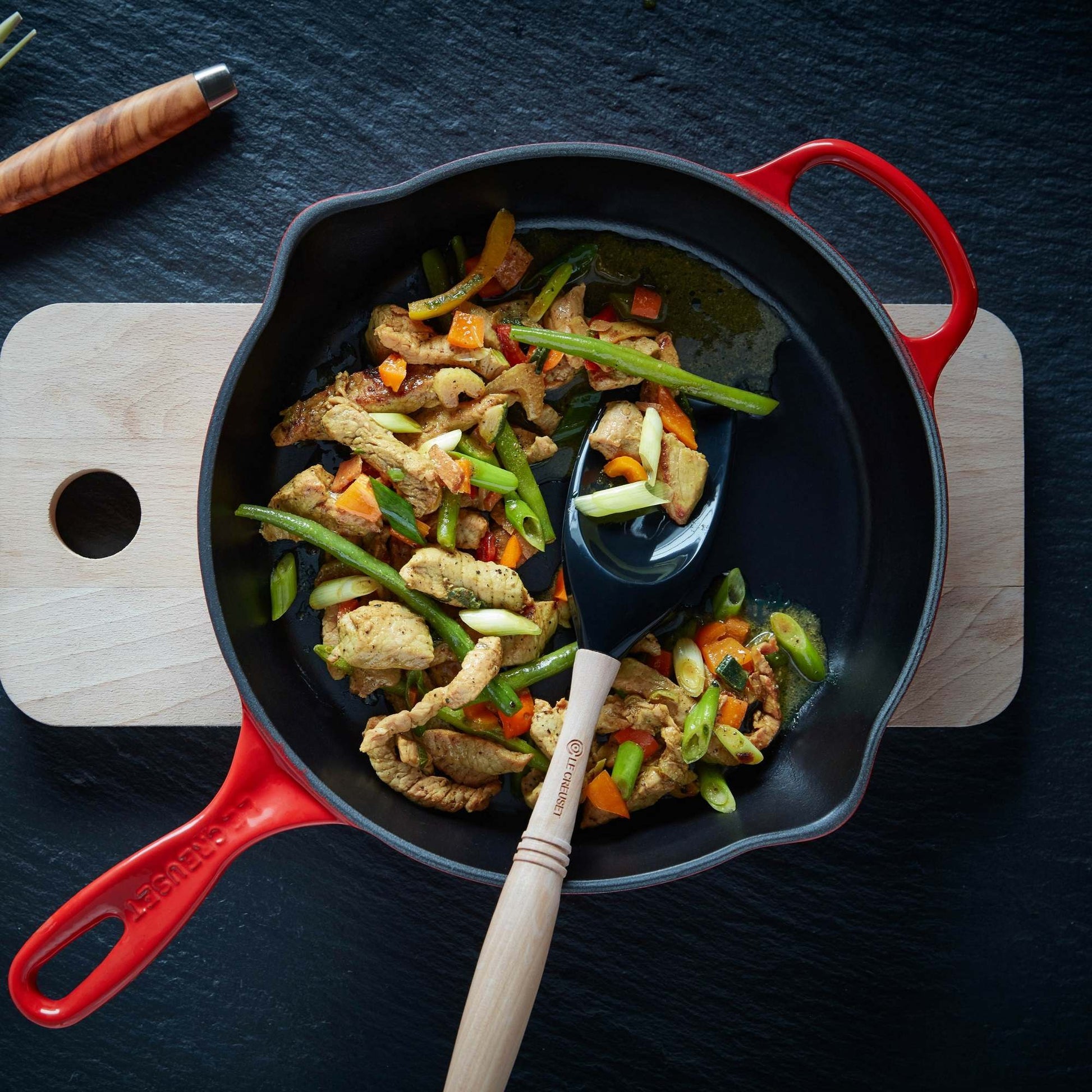 Skillet Evolution Alta Lisa 26cm1#Rojo