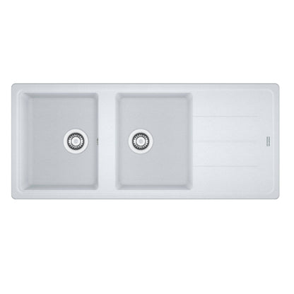 Lavaplatos Cuarzo Boston BFG 6213#Blanco