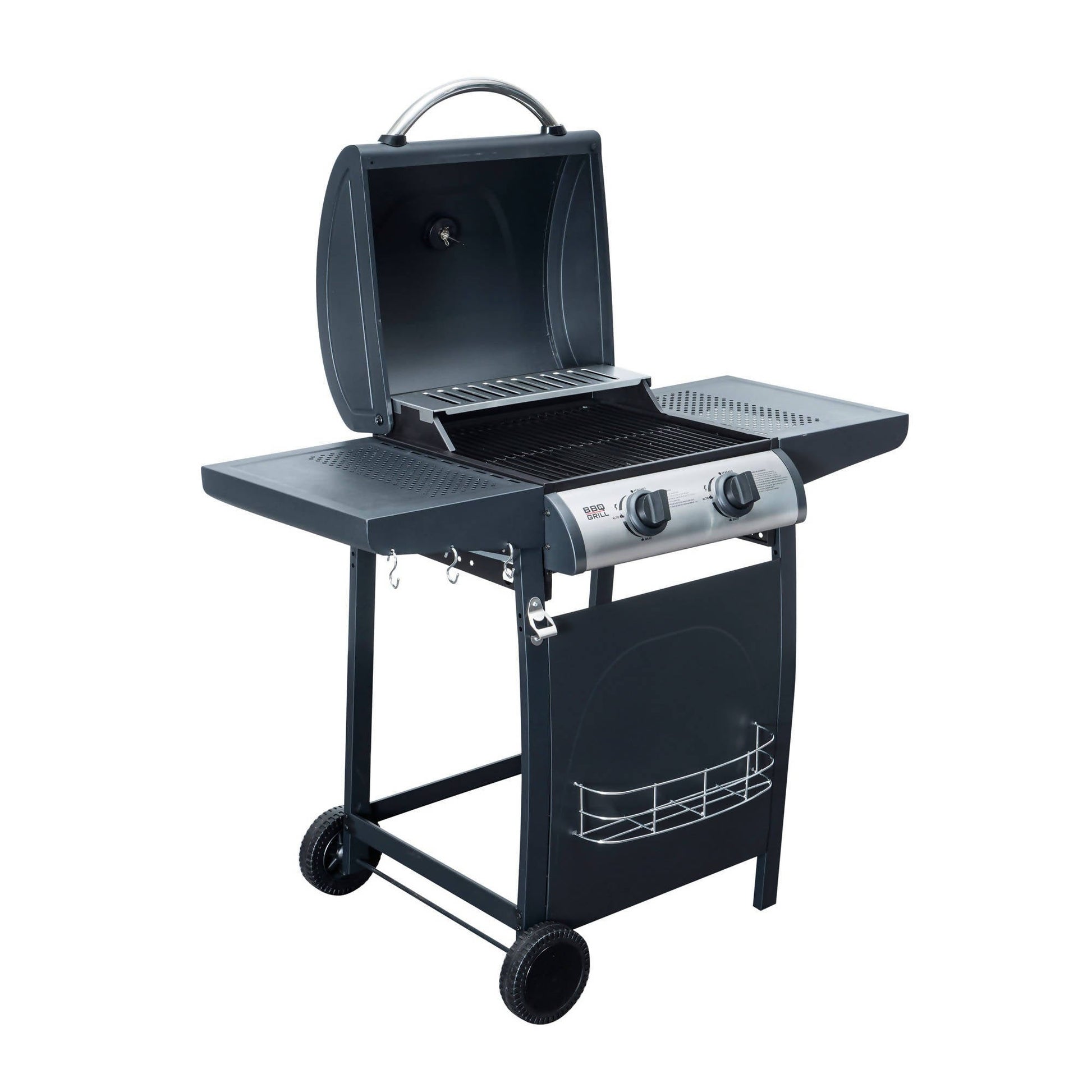 Parrilla Houston 2 Quemadores Pro BBQ201GCPRO4#Negro